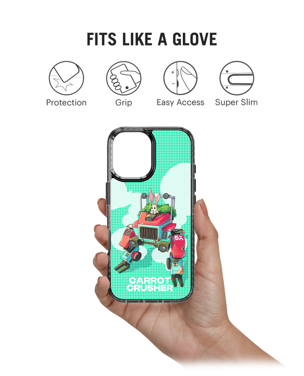 Carrot Crusher Stride 2.0 MagSafe Case Cover For iPhone 16 Plus