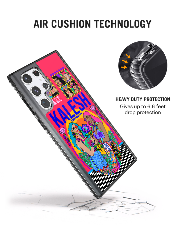 Kalesh Community Stride 2.0 Case Cover For Samsung Galaxy S22 Ultra