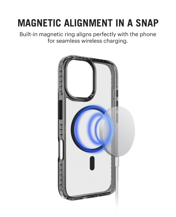 Stride 2.0 Clear MagSafe Phone Case Cover For iPhone 16 Plus