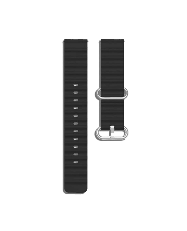 Black Beat WatchBand for Samsung/OnePlus/Fitbit Smartwatches