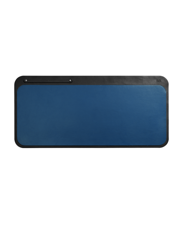 Black-Blue Dart Organiser Desk Mat (r1)