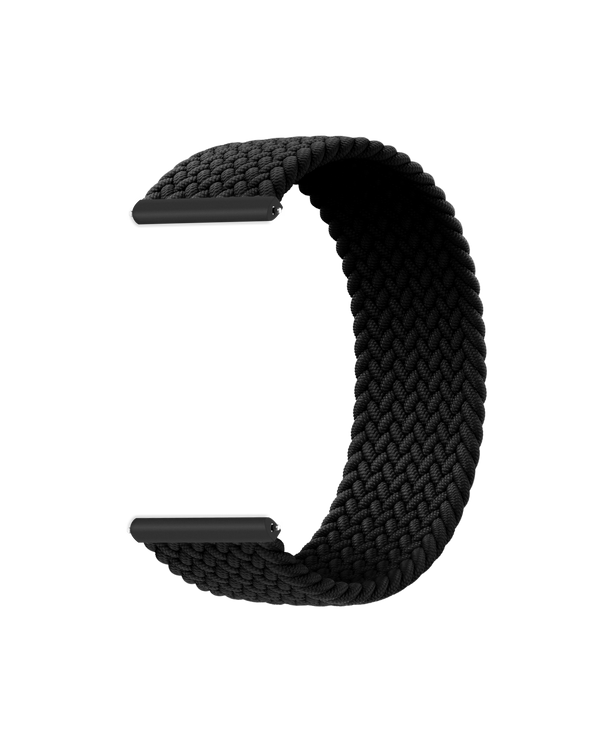 Atlantic Blue Braided Solo Loop WatchBand for Samsung/OnePlus/Fitbit Smartwatches (20mm)