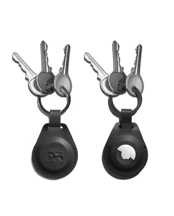 Black Yika AirTag Case (Round)