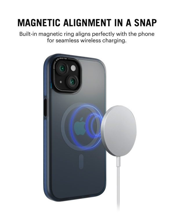 Blue Nimbus MagSafe Phone Case Cover For iPhone 15 Plus