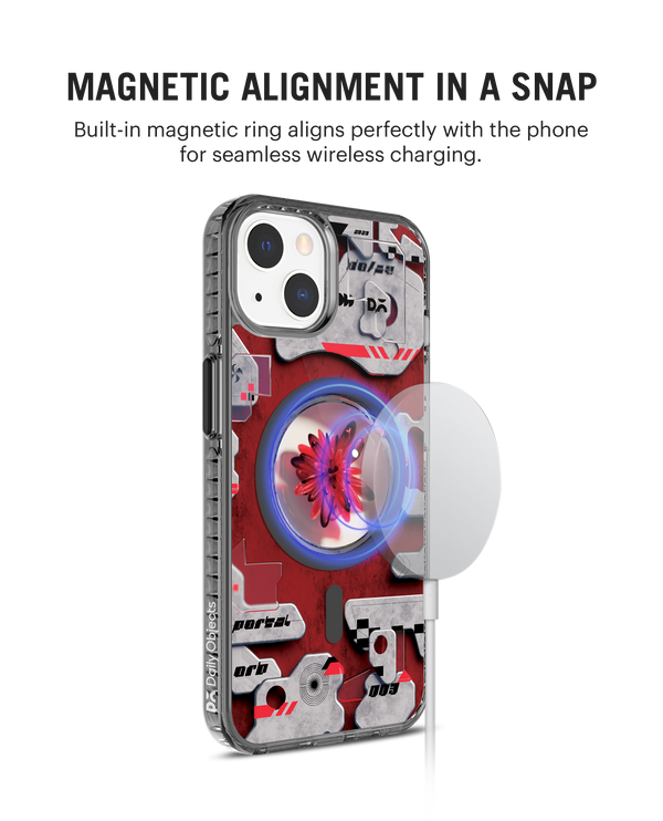 DailyObjects Ares Stride 2.0 Clear MagSafe Phone Case Cover For iPhone 15