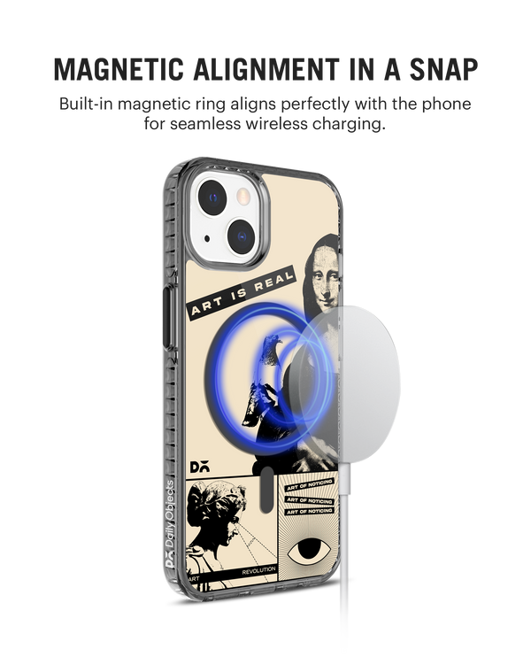 Real Art Stride 2.0 Clear MagSafe Phone Case Cover For iPhone 15