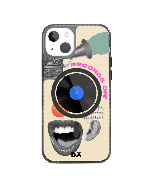 Records On Stride 2.0 Clear MagSafe Phone Case Cover For iPhone 15