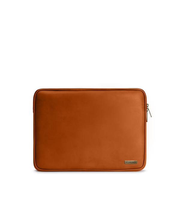 Vegan Leather Zippered Sleeve For Laptop/MacBook