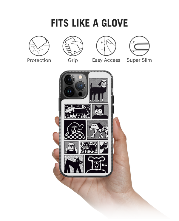 DailyObjects Woof Tribe Stride 2.0 Phone Case Cover For iPhone 14 Pro