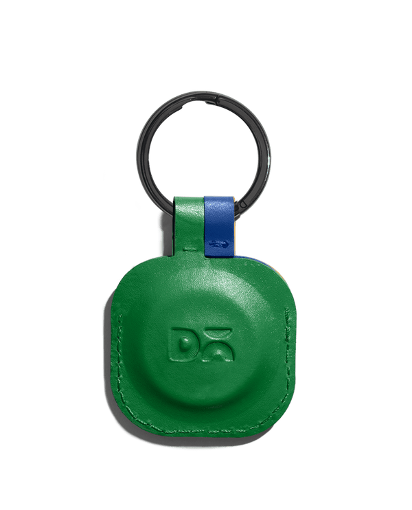 Blue-Mustard Zine AirTag Case (Square)