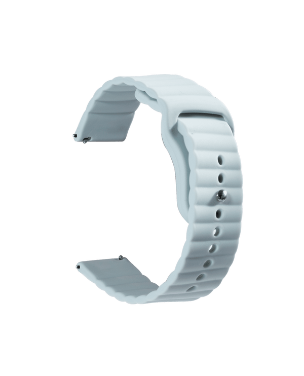 Blue Silicone Sport WatchBand for Samsung/OnePlus/Fitbit Smartwatches (20mm)