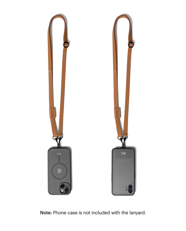 Tan Crossbody Phone Lanyard - Strap