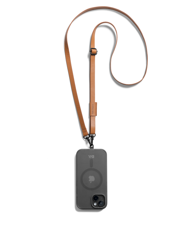 Tan Crossbody Phone Lanyard - Strap