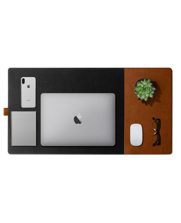 Turf 2.0 Felt Desk Mat and Mouse Pad - (Grey)