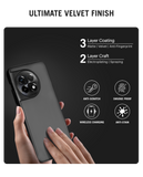 Black Frosted Clear Case Cover For OnePlus 11R
