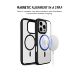 Black Armour MagSafe Phone Case Cover For iPhone 16 Pro