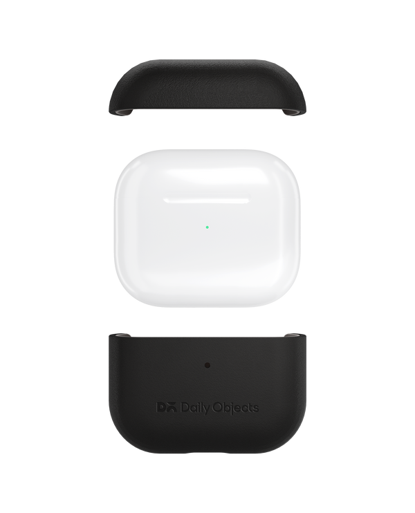black-leatherite-airpods-3-case-cover
