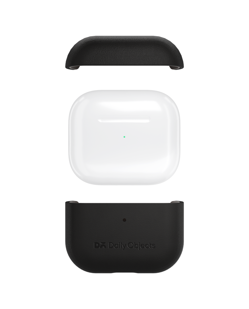 black-leatherite-airpods-3-case-cover
