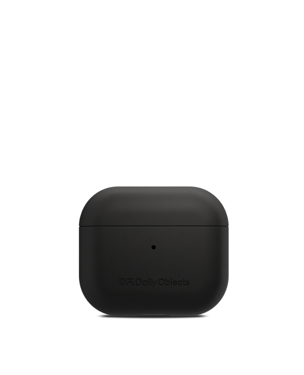 black-leatherite-airpods-3-case-cover