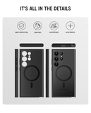 Black Nimbus Magnetic Phone Case Cover For Samsung Galaxy S24 Ultra