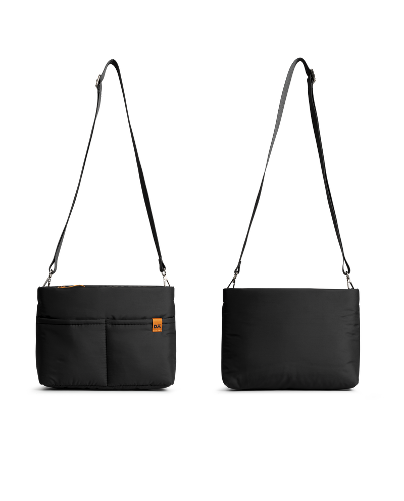 Carbon Black Retreat Crossbody Bag