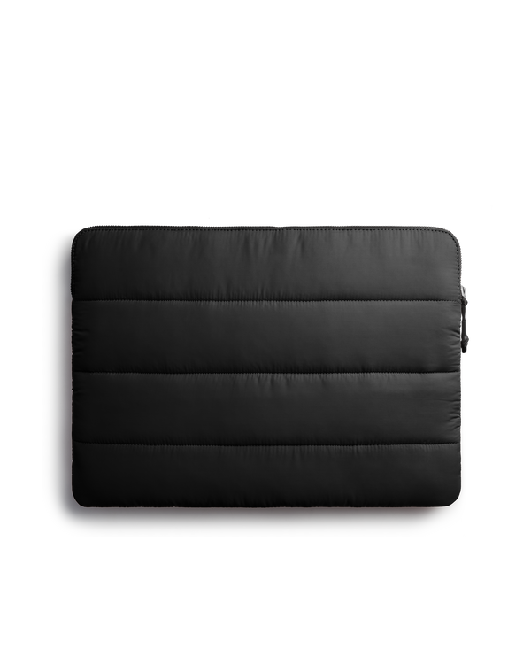 Carbon Black Stria Laptop Sleeve - Medium