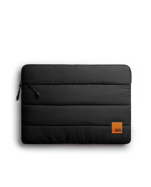 Carbon Black Stria Laptop Sleeve - Medium