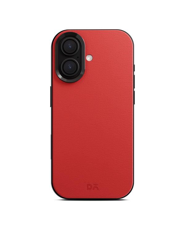 Black-Beige Leatherite MagSafe Phone Case Cover for iPhone 17