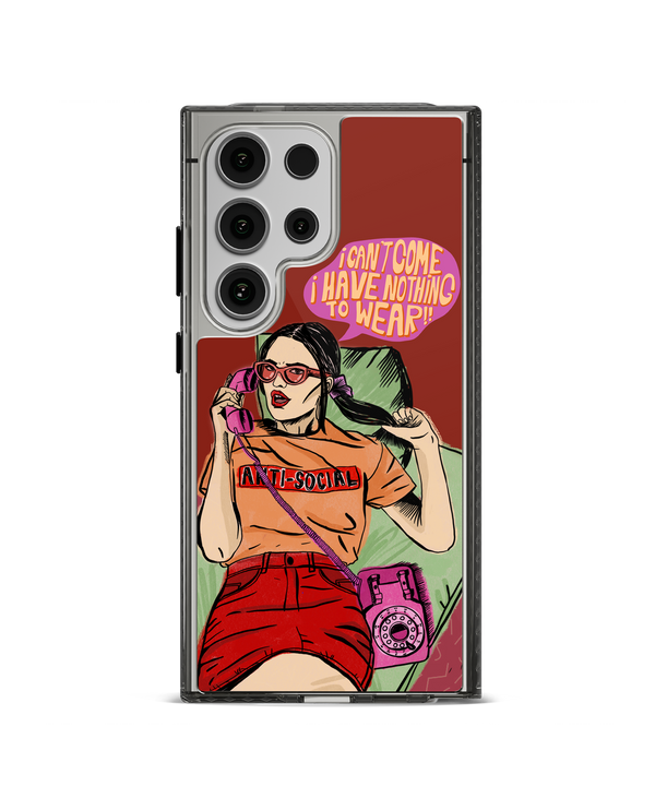 Anti Social Babe Stride 2.0 Case Cover For Samsung Galaxy S24 Ultra