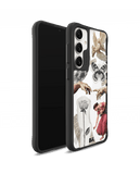 Art Affair Black Hybrid Clear Case Cover For Samsung Galaxy S24