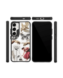 Art Affair Black Hybrid Clear Case Cover For Samsung Galaxy S24