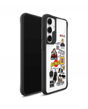 Binge Watch Black Hybrid Clear Case Cover For Samsung Galaxy S24 Plus