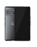 Black Frosted Clear Case Cover For Google Pixel 7