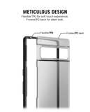 Black Frosted Clear Case Cover For Google Pixel 7 Pro