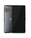 Black Frosted Clear Case Cover For Google Pixel 7 Pro
