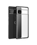 Black Frosted Clear Case Cover For Google Pixel 7