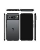 Black Frosted Clear Case Cover For Google Pixel 8 Pro