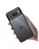 Black Frosted Clear Case Cover For Google Pixel 8 Pro