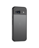 Black Frosted Clear Case Cover For Google Pixel 8a