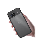 Black Frosted Clear Case Cover For Google Pixel 8a