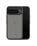 Black Frosted Clear Case Cover For Google Pixel 9 Pro