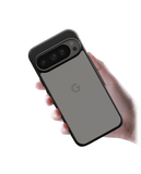 Black Frosted Clear Case Cover For Google Pixel 9 Pro
