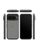 Black Frosted Clear Case Cover For Google Pixel 9 Pro