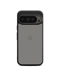 Black Frosted Clear Case Cover For Google Pixel 9 Pro XL