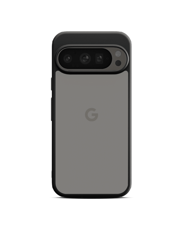 Black Frosted Clear Case Cover For Google Pixel 9 Pro