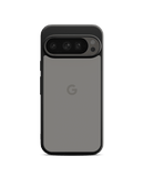 Black Frosted Clear Case Cover For Google Pixel 9 Pro