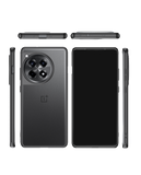 Black Frosted Clear Case Cover For OnePlus 12R