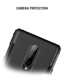 Black Frosted Clear Case Cover For OnePlus 8