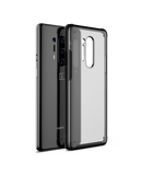 Black Frosted Clear Case Cover For OnePlus 8 Pro