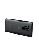 Black Frosted Clear Case Cover For OnePlus 8 Pro